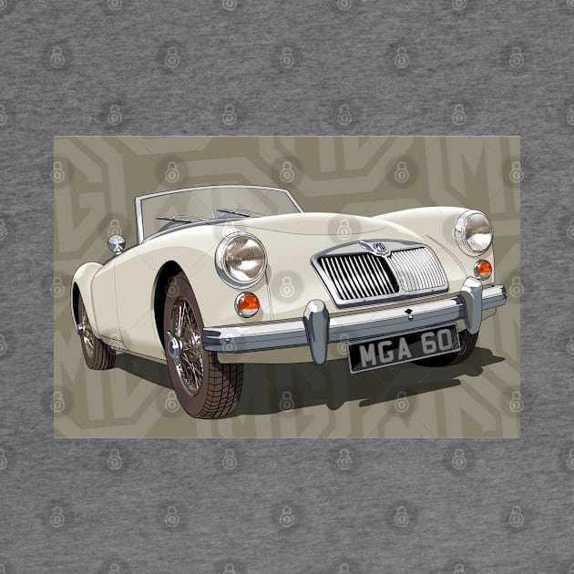 MGA in old english white by candcretro